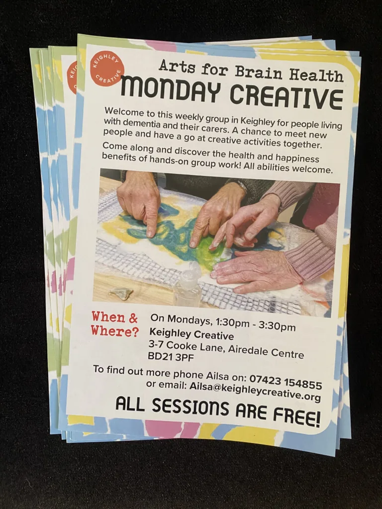 Monday Creative group leaflet