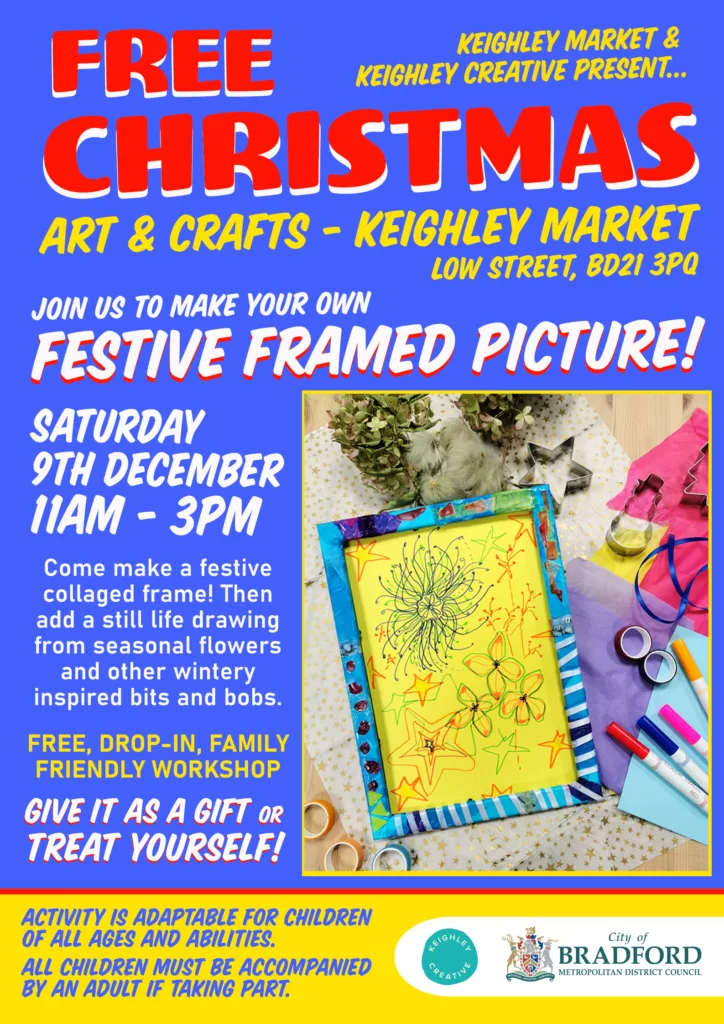 FEstive Framed Picture workshop poster KEighley creative