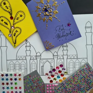 Eid crafts workshop at Keighley Market