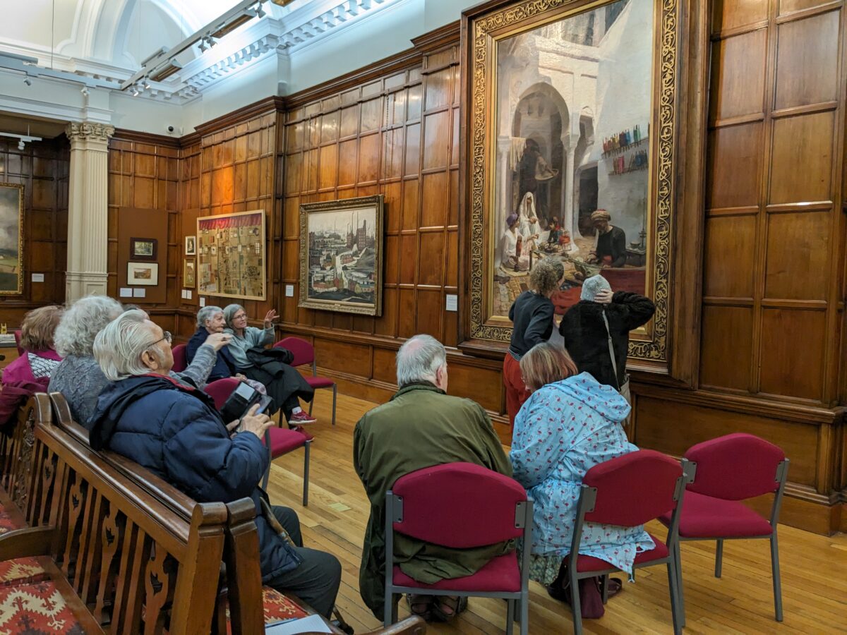 Monday Creative group visit Cartwright Hall gallery
